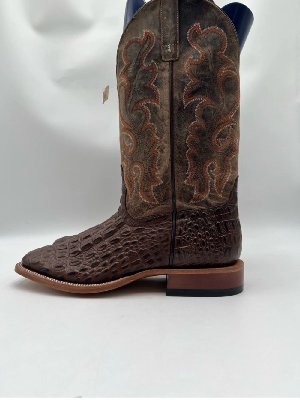 Men’s Horse Power by Anderson Bean Nile Croc Print Western Boots Size 10.5EE - Picture 3 of 5